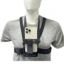 XANES First-person View Bike Holder Sports Chest Shooting Camera Strap Live Outdoor Cycling Cell Adjustable Phone Clip Holder for Riding