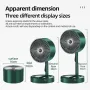 Aquecedor portátil de aquecimento rápido IPRee 800 W elétrico vertical de mesa PTC pequeno soprador de ar quente telescópico dobrável portátil