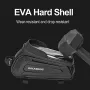 ROCKBROS 1.7L Cycling Bag 8 Inch Phone Bicycle Bag Touch Screen Top Tube Handlebar Waterproof Bike Bag Accessories