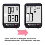 WEST BIKING Smart Bike Computer 2.16 inch LED Digital Display Wireless Sensor Speed Accurate Data Record Backlight Switch for MTB Bicycle Cycling