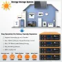 [Прямая поставка из США] Cloudenergy 48 В 150 Ач шкафного типа литий-ионный LiFePO4 аккумулятор глубокого цикла 7680 Втч 5120 Вт Энергия 6000+ жизненных циклов Встроенная система управления аккумуляторными батареями 100 А для автофургонов, солнечных батар
