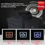 TENGOO HV-13 Verwarmd vest 13 Verwarmde zones Oversized Dames Heren Wintervest Zelfverwarmend vest USB Elektrisch thermisch vest Jas Outdoorvest