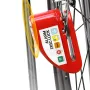 BENGGUO Bicycle Alarm Disc Brake Electric Lock Bike Anti-Theft Wheel Lock Waterproof 110dB with Reminder Cable Keys for Motor Scooter,Motorcycle Alarm Lock