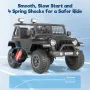 FUNTOK 12V 7AH 2 lugares, caminhão elétrico para crianças, alimentado por bateria, controle remoto sem fio, Bluetooth, suspensão de mola, MP3 player e luzes LED, carro de brinquedo motorizado para crianças, presente de Natal e aniversário