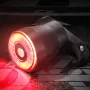 Astrolux? BC2 Doppia luce LED per bicicletta, 800LM, batteria da 2600 mAh, impermeabile IP64, 5 modalità di illuminazione, luce anteriore per bicicletta ricaricabile di tipo C, con fanale posteriore e clacson.