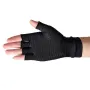 KALOAD 1Pair Sarung Tangan Mampatan Copperion Arthritis untuk Dewasa Melegakan Sakit Tangan Bengkak Carpal Tunnel Sokongan Separuh Jari Sendi Terapi