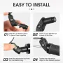 WEST BIKING Round Bicycle Rearview Mirror 360°Rotatable Convex Safety Cycling Motorcycle MTB Bike Rearview Mirror