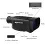 40MP 2.5K Infrared Telescope Monocular 984ft Night-Vision Distance Photo Video Record 6X Optical Magnification 8X Digital Zoom