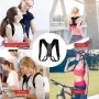 Adjustable Back Support Invisible Shoulder Posture Corrector Unisex Spine Neck Health Correction Belt for Home Office Sport