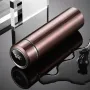 500ML Smart Vacuum thermos Water Bottle Stainless Steel Insulation Touch Temperature Display Insulated Cup