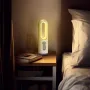 2 in 1 ポータブル懐中電灯 LED モーションセンサー ナイトライト 充電式 複数の照明モード 目に優しいベッドサイド LED ランプ