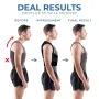 KALOAD Adjustable Back Support Belt Back Posture Corrector Shoulder Lumbar Spine Support Back Protector