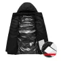 TENGOO HJ-15 Heated Jacket 15 Heating Zones USB Charging Thermal Warm Jacket Motorcycle Men's Heated Hooded Coat Outdoor Sportswear