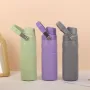 1000ml Stainless Steel Sport Coffee Tumbler Vacuum Flask Water Bottles With Drinking Directly Mouth