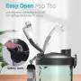 Frullatore portatile, spremiagrumi elettrico, 600 ml, frullatore per frutta, 4000 mAh, mini frullatore ricaricabile tramite USB, multifunzione, produttore di succhi.