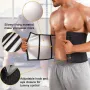 Men's Abdominal Belt Posture Corrector Back Support Prevent Injury Waist Belt Belly Shapewear for Home Gym Sports