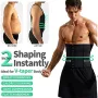 Men's Abdominal Belt Posture Corrector Back Support Prevent Injury Waist Belt Belly Shapewear for Home Gym Sports