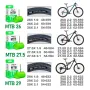CYCLAMI Ultralight MTB Bike Inner Tube 26 27.5 29 Inch TPU Material with 45mm French Valve Superlight Anti-Oxidation