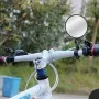 8cm Round Bicycle Rearview Mirror 360°Rotatable Convex Motorcycle Rearview Mirror