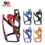 WEST BIKING Curved Bike Bottle Holder Tough Stable Lightweight Fashion Bicycle Watter Cage for MTB Road Road Bike-Black