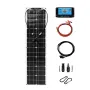 ETFE Solar Panel 18V 50W Flexible Monocrystalline Cell Solar System Module Kit 18V Battery Charger For Camping RVs