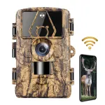 ZANLURE 60MP laukinės gamtos tako medžioklės kamera 4G LTE WiFi atsisiuntimo palaikymas 8K FHD vaizdo raiška vandeniui atsparus judesio aptikimas 15m PIR naktinio matymo GPS kamera lauko fotografijai