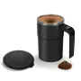 IPRee Intelligent Magnetic Auto-Stirring Cup with LED Display Temperature 380ml Rechargeable Portable Mixing Coffee Mug For Home & Office Use