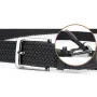 ENNIU Men Casual Knitted Belt Woven Canvas Elastic Breathable Design Belts