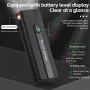 WEST BIKING 1500mAh Battery Bike Headlight 400 Brightness Type-C Waterproof 4 Light Modes Bicycle Front Light for Night Cycling