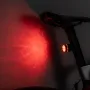 Luz traseira para bicicleta ROCKBROS BL-S2 com sensor de freio inteligente, bateria de 400 mAh, controle de toque, detecção de luz, 6 modos de iluminação, IPX6, à prova d'água, tipo C, sensor de vibração recarregável, luz traseira para bicicleta