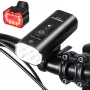 Astrolux® SL06 2000Lm Brightness & Vibration Smart Sensing Bike Headlights 6 LED 4800mAh Battery IPX6 Waterproof 6 Light Modes Type-C USB Rechargeable Aluminum Alloy Front Light for Electric Bike Scooter MTB Bicycle