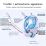 Double Tube Silicone Full Dry Diving Goggles Diving Equipment Snorkeling Goggles Adult Swimming Glasses Diving Goggles Self Contained Underwater Breathing