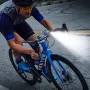 BIKIGHT 3-in-1 350LM COB Bike Light + USB Horn Lamp + Speed Meter LCD Screen 5-Modes Waterproof Bicycle Headlight With Horn