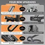 10-120kg Electronic Counting Hand Grips Strengthener Arm Spring Finger Massager Expander Hand Exercise Gym Fitness Training Wrist Gripper