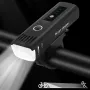 WEST BIKING Smart Sensing Bike Headlight 250Lm Brightness 1500mAh Battery Waterproof 4 Light Modes Lightweight Bicycle Front Light for Night Cycling