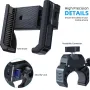 XANES Phone Holder 4.5\-7.0\ Adjustable Phone Stand 360 Rotatable Shockproof Portable Bike Holder Phone Bracket for Bicycle Motorcycle