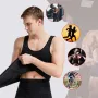 Íþróttavesti karla Quick Dry Stretchy Sweat-wicking íþróttafatnaður fyrir líkamsrækt Líkamsþjálfun Hlaup Æfingar Fitness