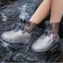 XANES Bike Shoe Covers Waterproof Rain Booties Silicone Slip-resistant Rainy Day Thick Rain Boots Covers Foot Covers for Cycling