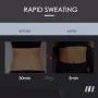 BOER Sports Fitness Waist Belt Breathable Non-slip Sprain Protection Pocket Design Easy to Adjust Back Support for Running Hiking Cycling