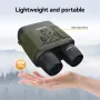 Alat Penglihatan Malam Binokular SX31 4K HD 8X Zum Digital Memburu Luaran Peranti Penglihatan Malam untuk Perkhemahan Memburu Berjalan