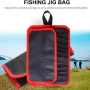 Tas Umpan Pancing Tahan Air ZANLURE 12 Slot Pelindung Umpan Laut Logam
