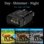 Night Vision Instrument 10X Zoom Night Vision Instrument 4-Inch Large Screen 5K Day And Night Dual Binoculars For Recording