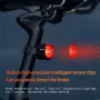Wind&Moon WT09S Smart USB Rechargeable Waterproof LED Bike Rear Light with Smart Brake Sensing for Night Cycling and MTB