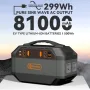 [USA Direct] FlashFish P56 Power Station 330W 81000mAh/3.7V Solar Power Generator Outdoor Power Supply Lifepo4 Battery for Home Outdoor