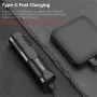WEST BIKING 1000LM Bicycle Headlight 8 Lighting Modes Aluminium 4500mAh Power Bank Type-C Rechargeable Waterproof Flashlight for MTB Road Cycling