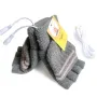 TENGOO 1pair Heated Gloves Mittens Knitting Fingerless Comfortable Winter Gloves for Indoor or Outdoor Man Women