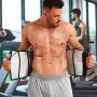 Men's Abdominal Belt Posture Corrector Back Support Prevent Injury Waist Belt Belly Shapewear for Home Gym Sports