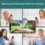 ZANLURE Smart Bird Feeder with Camera Solar Panel Wireless AI Bird Identificatio Auto Record Christmas Gift