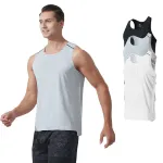 TENGOO Sports Fitness Sleeveless Shirt Quick Dry Fashion Breathable Men Tank Tops Training Shirts Training for Gym Workout Bodybuilding