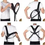 Adjustable Back Support Invisible Shoulder Posture Corrector Unisex Spine Neck Health Correction Belt for Home Office Sport